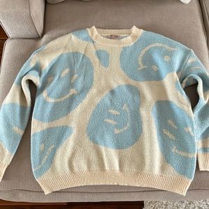 Oversized Smiley Sweater